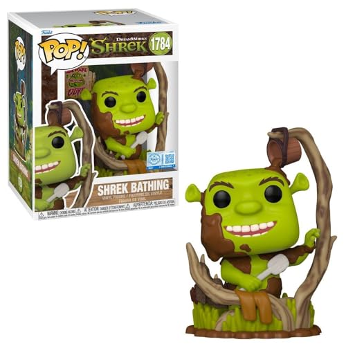 Funko Pop! Movies #1784, Shrek Bathing in Mud, Collectible Vinyl Figure
