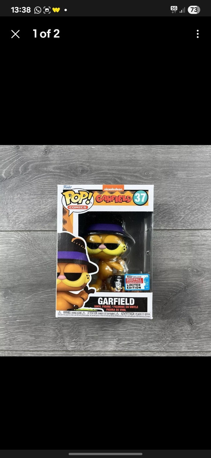 Funko Pop! Garfield with Cauldron #37 - 2023 NYCC Fall Convention