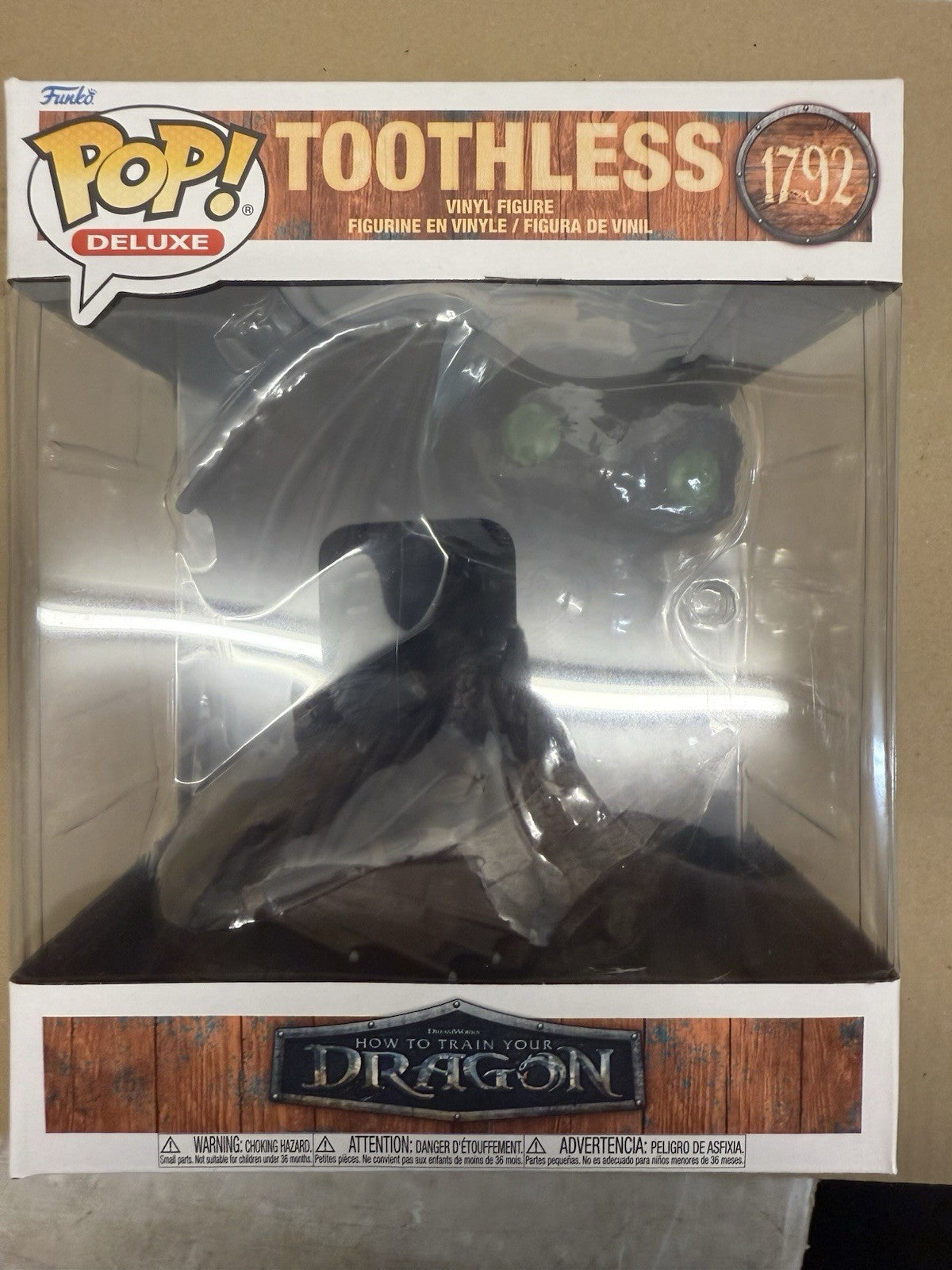 Funko POP Deluxe How to Train Your Dragon Live Action S1 Toothless Vinyl. (A1)