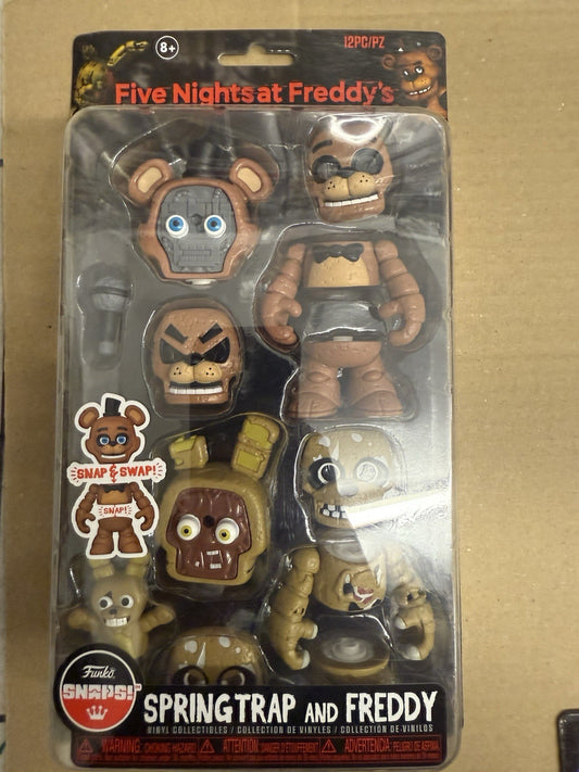 4 Packs Of Funko Five Nights At Freddy's FNAF Snaps 2 Pack Collectible Freddy
