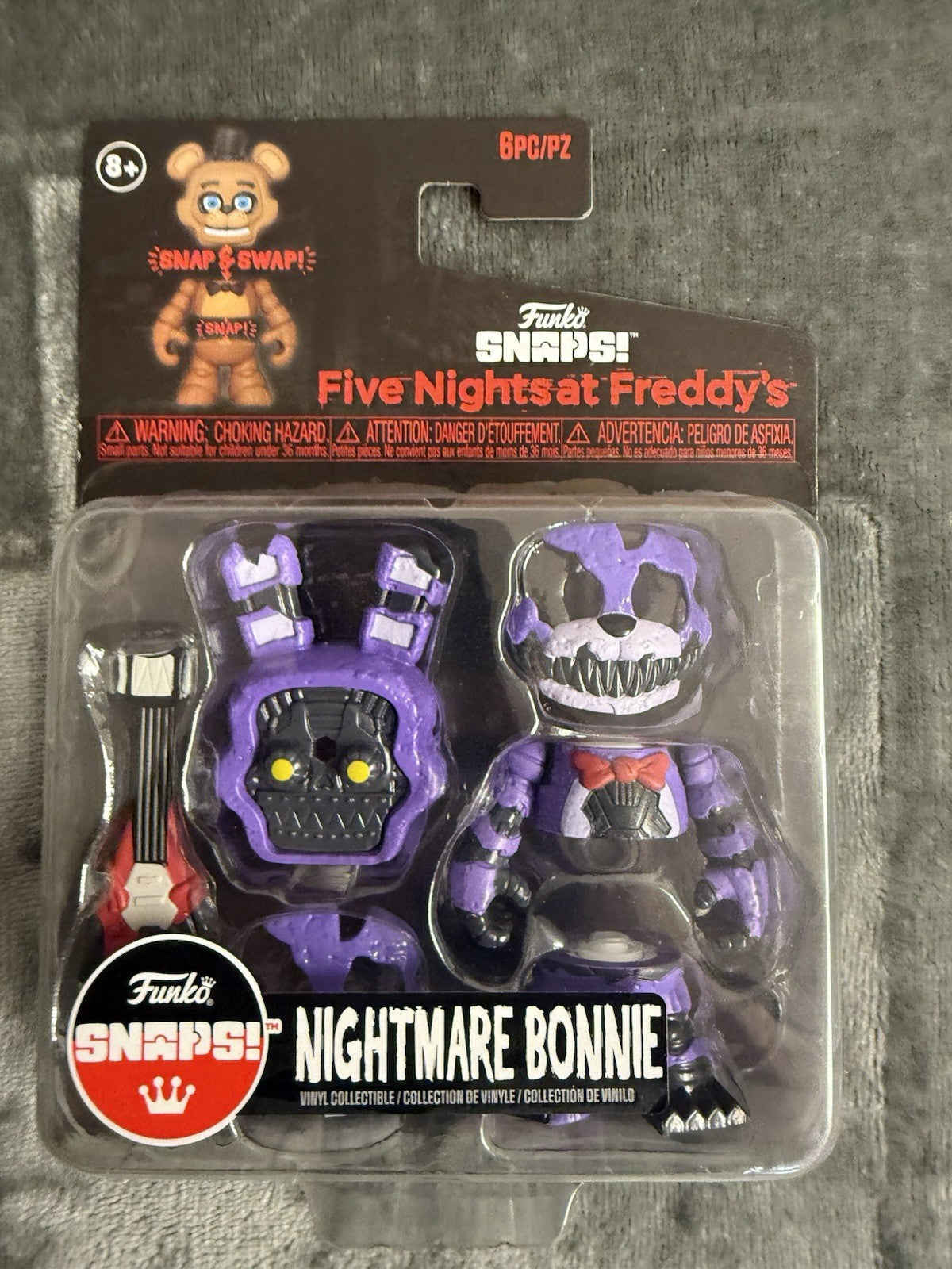 Funko Fnaf Snap: Five Nights at Freddy's - Nightmare Bonnie BRAND NEW!! A3