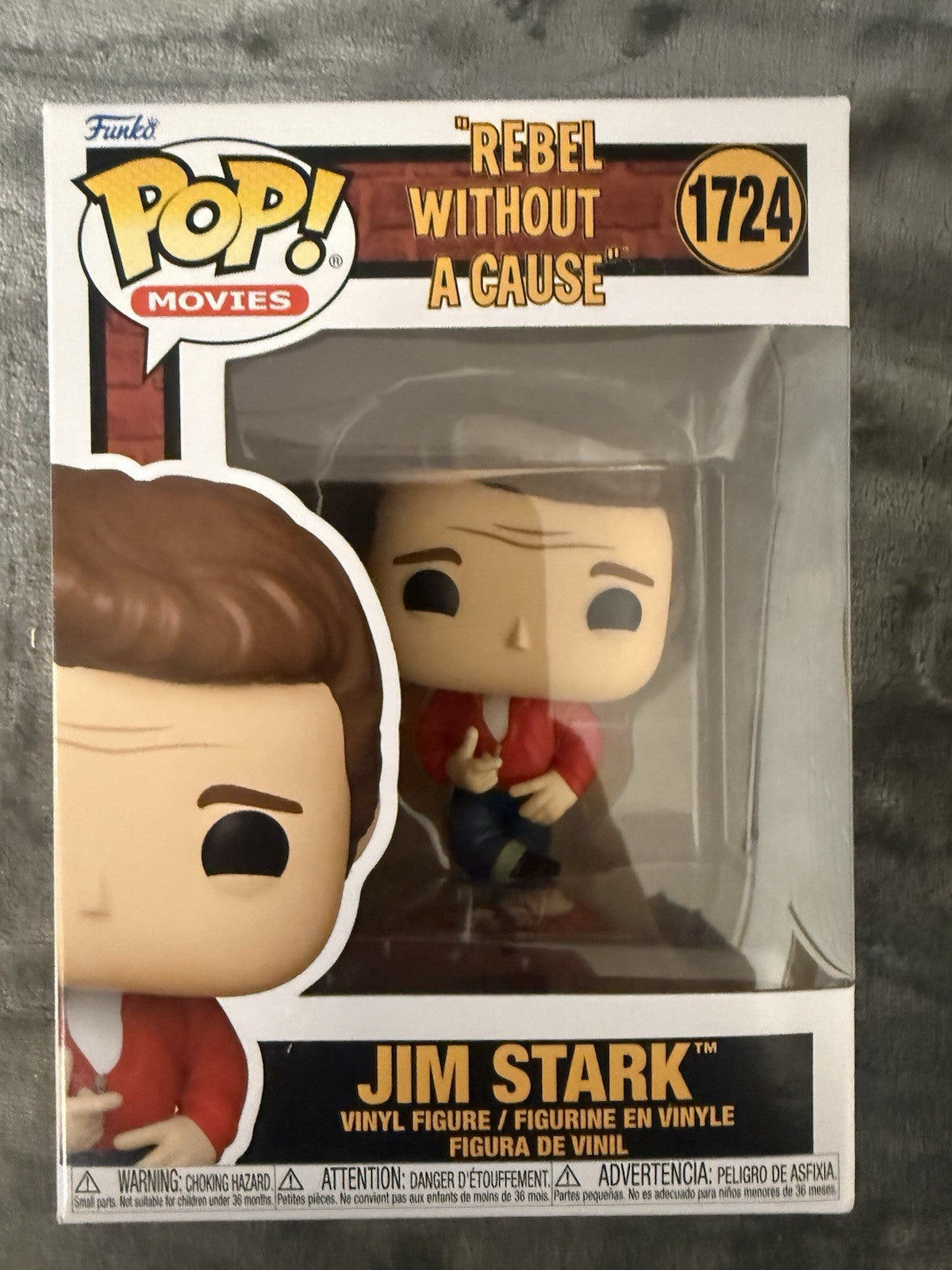 Funko Pop! Jim Stark #1724 - Rebel Wihout A Cause - Movies - NEW - IN HAND/STOCK
