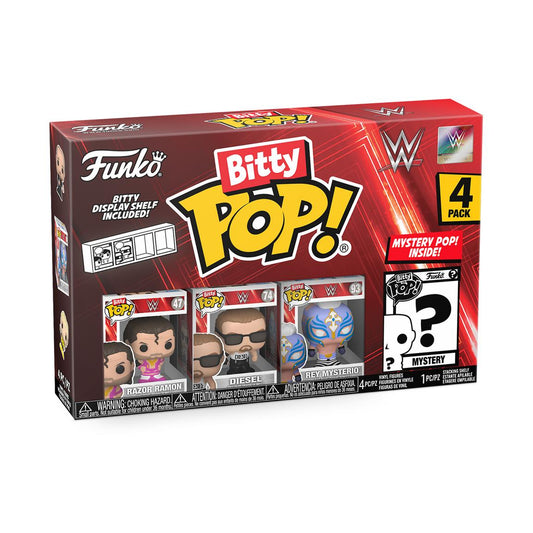 Funko Bitty Pop! WWE Razor Ramon Set Vinyl Figures 4-Pack
