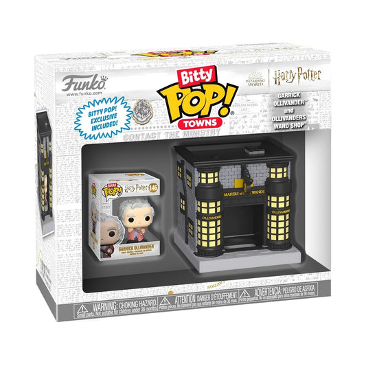 Funko Bitty Pop! Harry Potter - Garrick Ollivander and Ollivanders Wand Shop