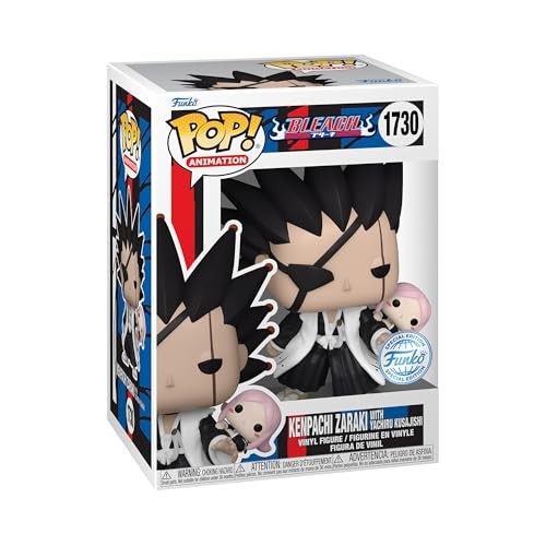 Funko POP! Animation: Bleach - Kenpachi with Yachiru - Amazon Exclusive - Collectible Vinyl Figure - Gift Idea - Official Merchandise - Toys for Child