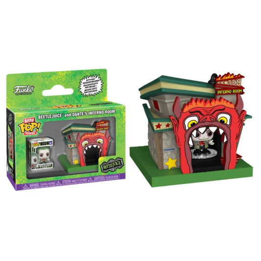 Funko Bitty Pop Town Beetlejuice Sala Del Infierno De Dante Figura Coleccionable