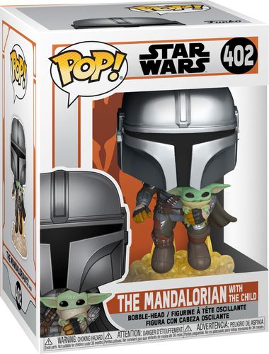 The Mandalorian Mando Flying with Jetpack POP Star Wars