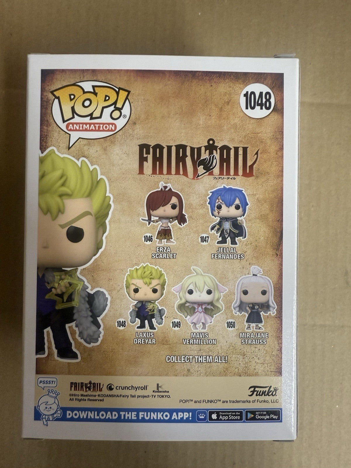 Funko Pop! Anime - Fairytail - Laxus Dreyar #1048.  A4