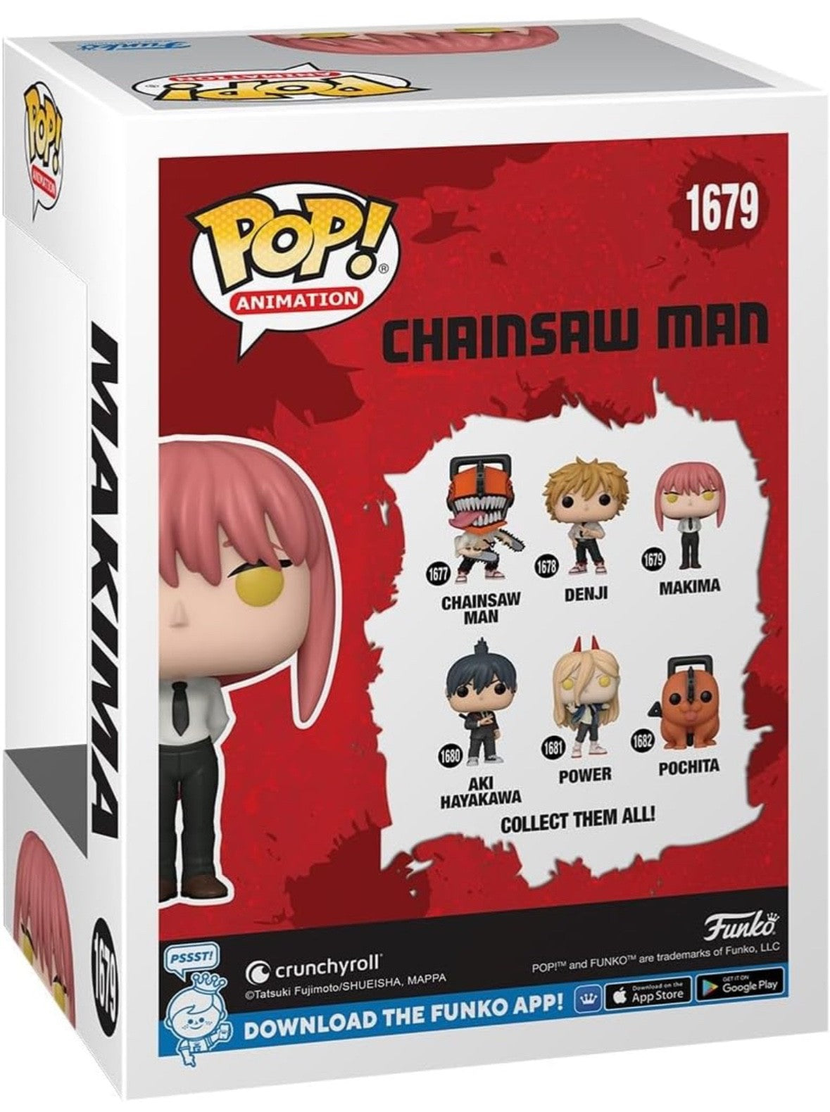 Funko Pop Makima (1679) Chainsaw Man Anime Manga Funko Vinyl Figure Figurine A2