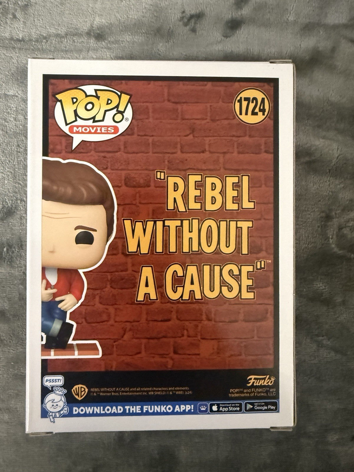 Funko Pop! Jim Stark #1724 - Rebel Wihout A Cause - Movies - NEW - IN HAND/STOCK