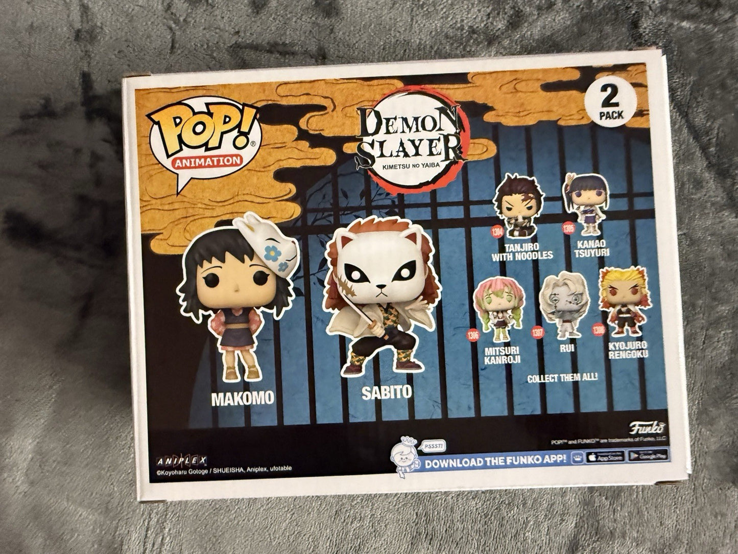 Funko Pop Makomo & Sabito 2-Pack - Demon Slayer 2023 NYCC Exclusive