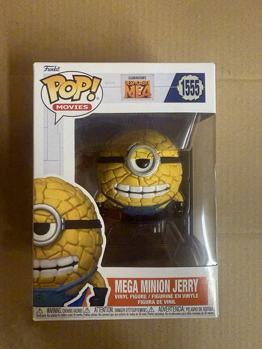 FUNKO POP! MOVIES: Despicable Me 4 - Mega Minion Jerry [New Toy] Vinyl Figure