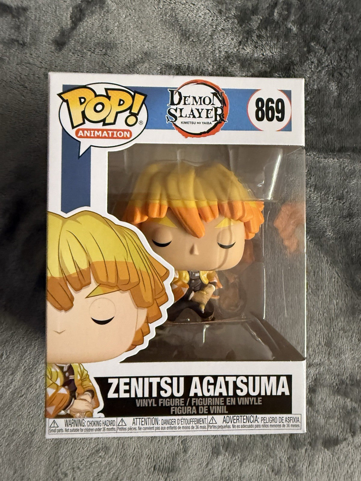 Demon Slayer - Zenitsu Agatsuma #869 - Funko Pop! Animation.  A6