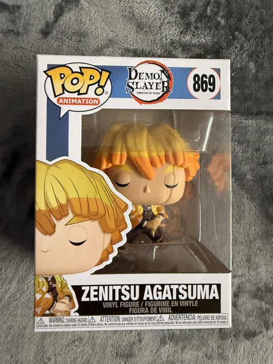 Demon Slayer - Zenitsu Agatsuma #869 - Funko Pop! Animation.  A6