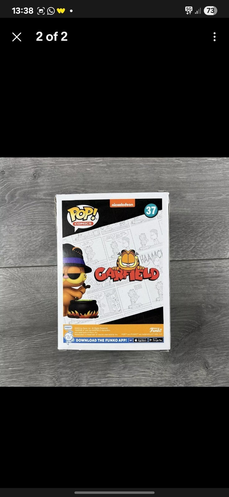 Funko Pop! Garfield with Cauldron #37 - 2023 NYCC Fall Convention