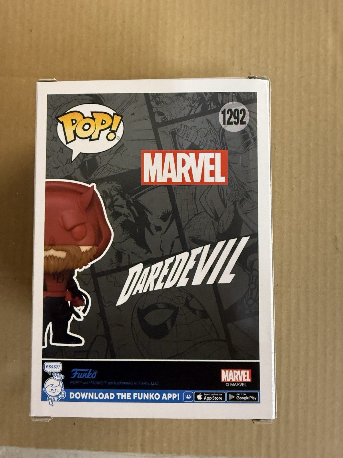 King Daredevil Pop  #1292 Marvel PX Exclusives 2023 Funko Pop.  A3