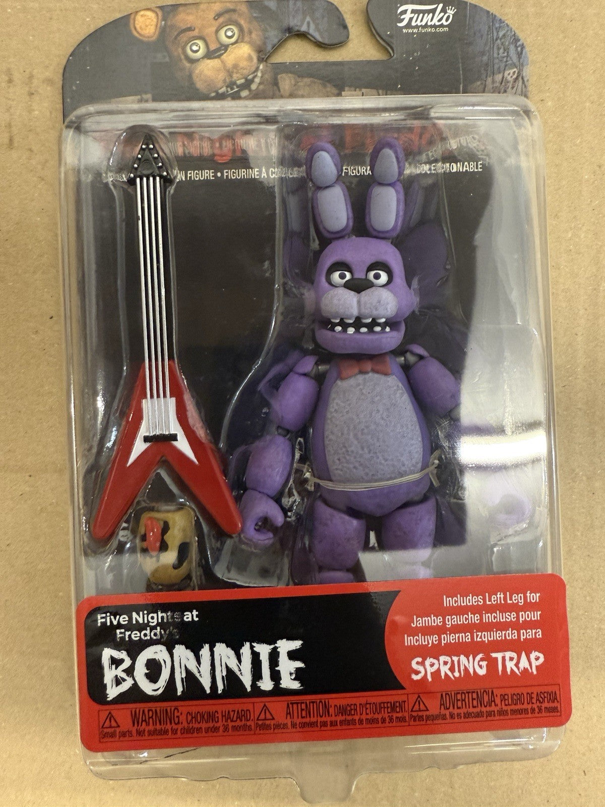 funko five nights at freddy's bonnie  5" action figure brand new FNAF. (A1)