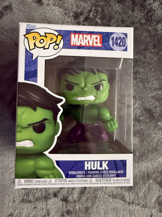 Funko Pop Hulk #1420 Classics Marvel Comics Vinyl Figure Figurine New Sealed. A6