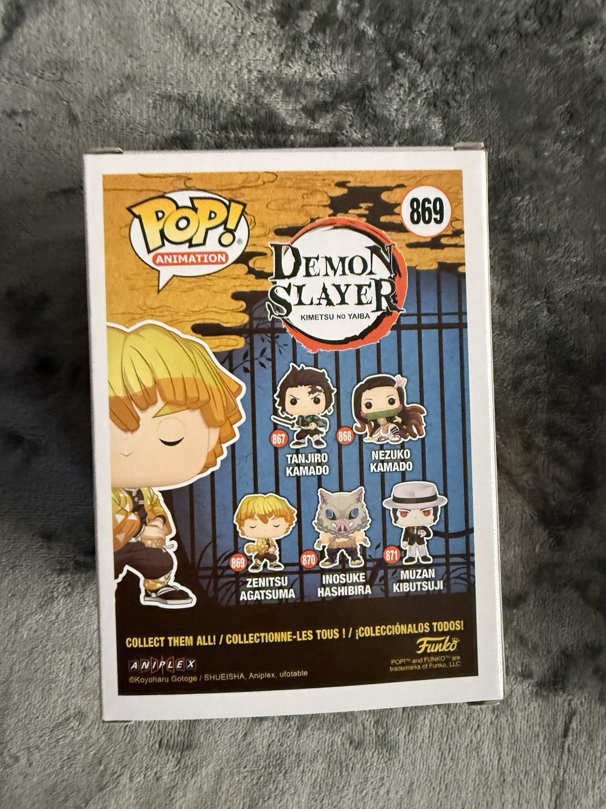 Demon Slayer - Zenitsu Agatsuma #869 - Funko Pop! Animation.  A6