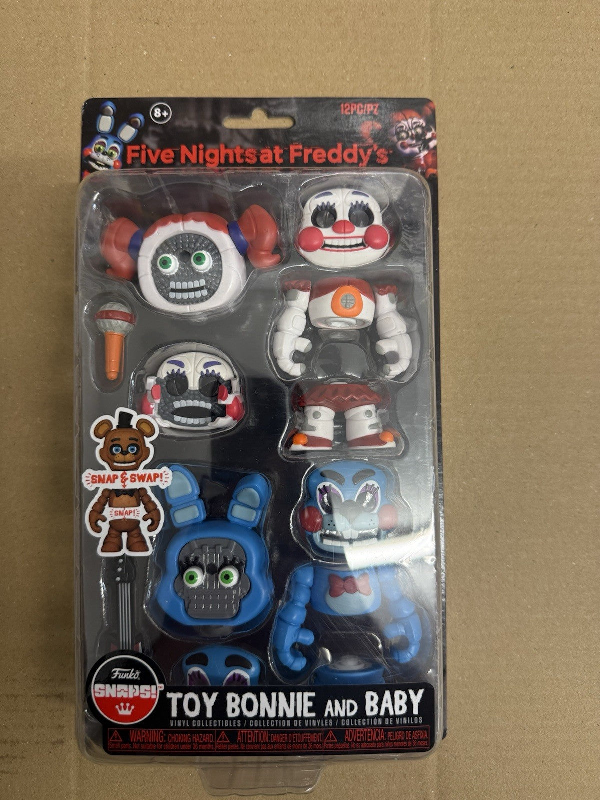4 Packs Of Funko Five Nights At Freddy's FNAF Snaps 2 Pack Collectible Freddy
