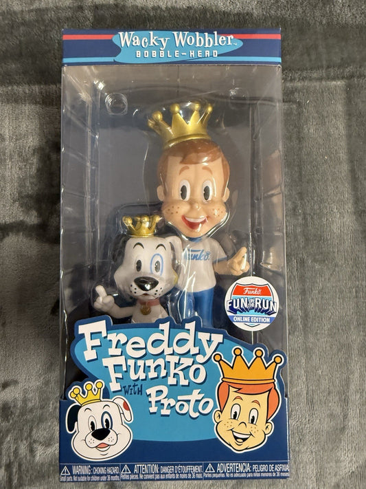 🎄Funko Pop! Freddy Funko with Proto Wacky Wobbler Fun on the Run