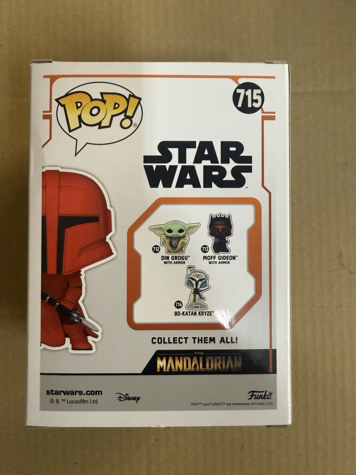 Funko Pop! Star Wars #715 Praetorian Guard Special Edition The Mandalorian   A2