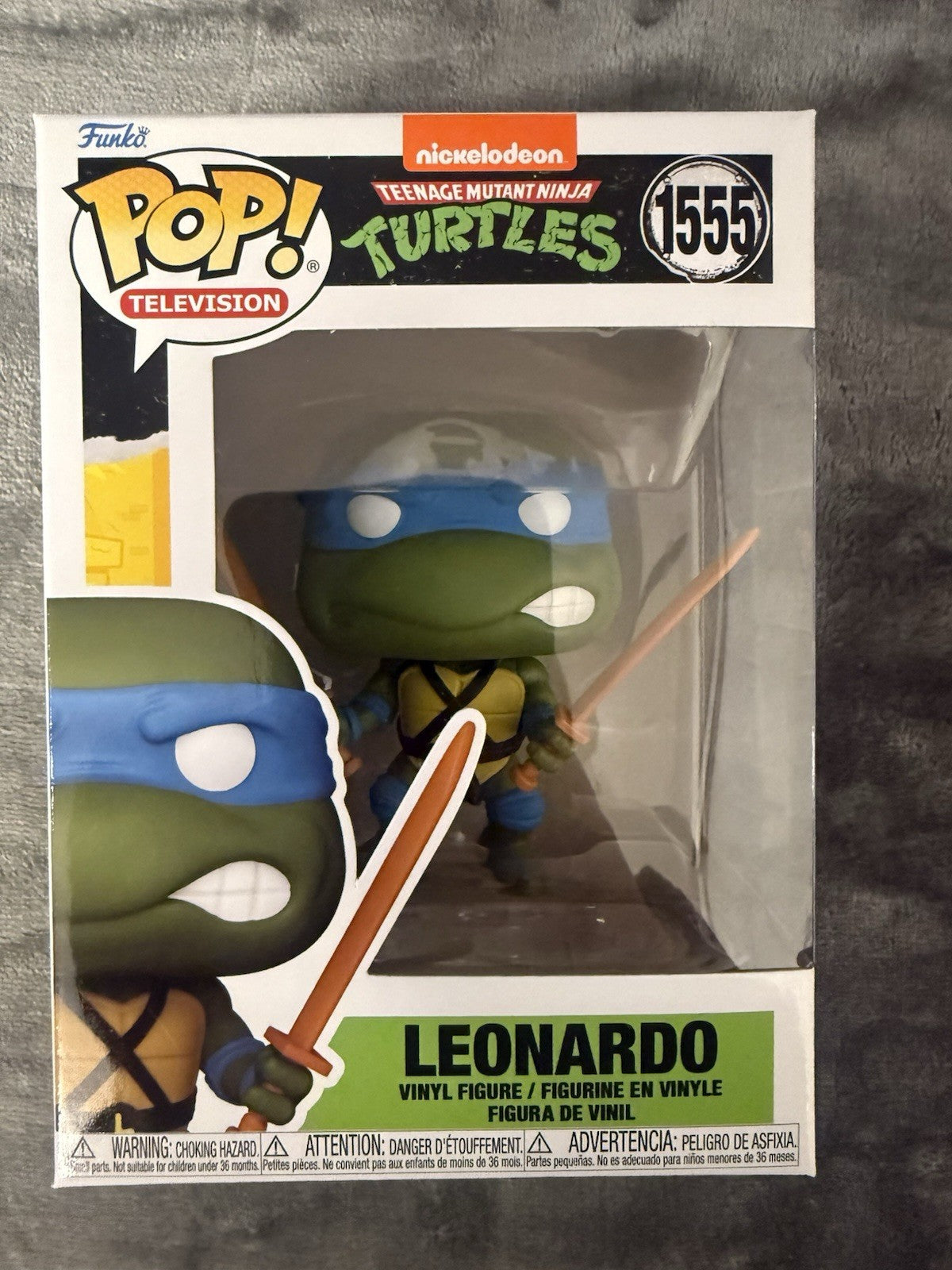 Funko Pop 1555 Teenage Mutant Ninja Turtles Vinyl Fingure - Leonardo