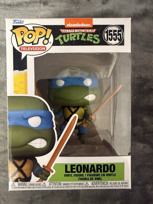 Funko Pop 1555 Teenage Mutant Ninja Turtles Vinyl Fingure - Leonardo