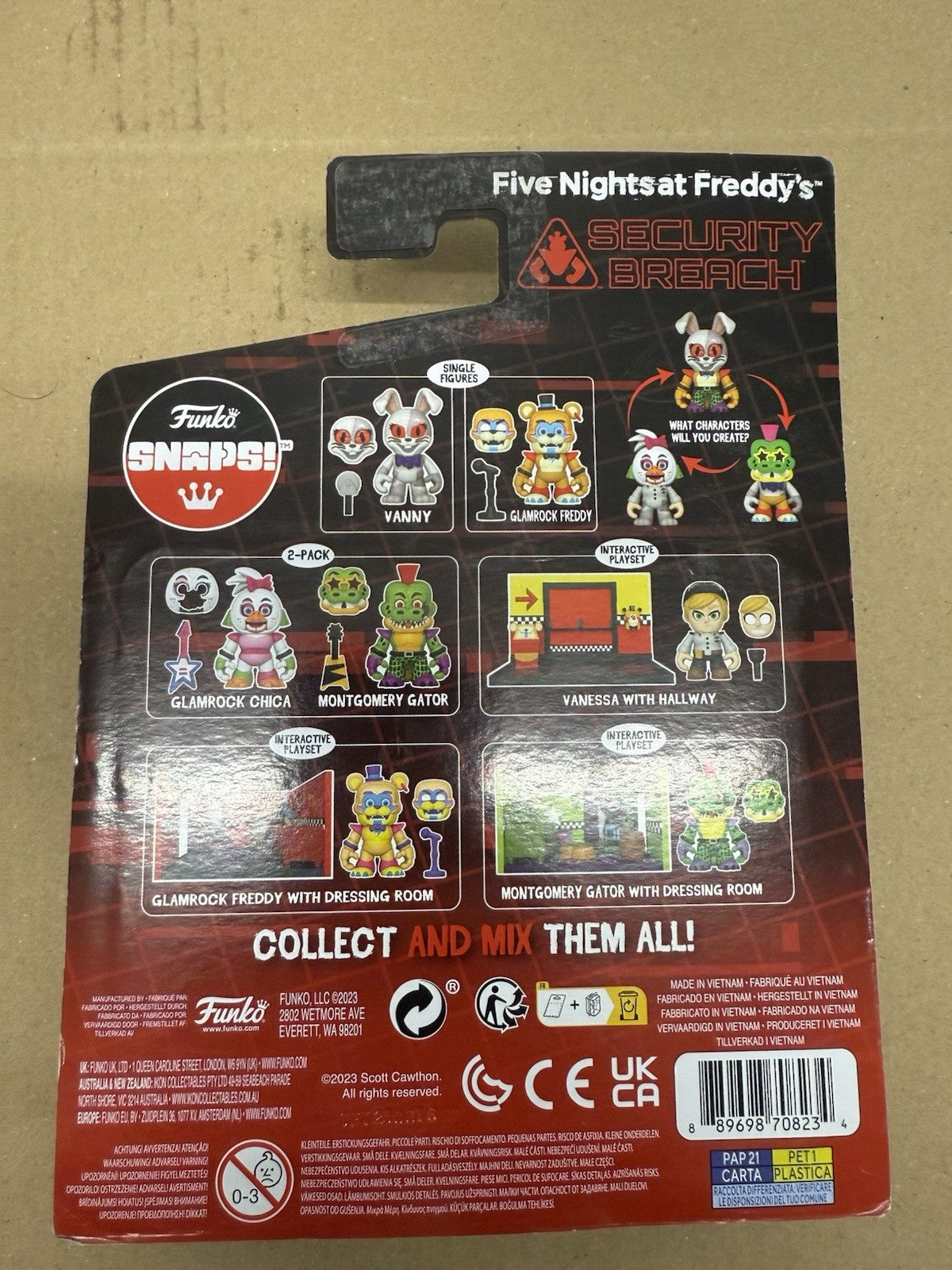 Funko Snaps Vanny FNAF Five Nights at Freddy's Horror Game Vinyl Figure   A1