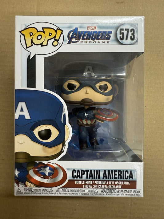 Funko Pop! Avengers: Endgame Captain America #573 Marvel Collectible Figure   A2