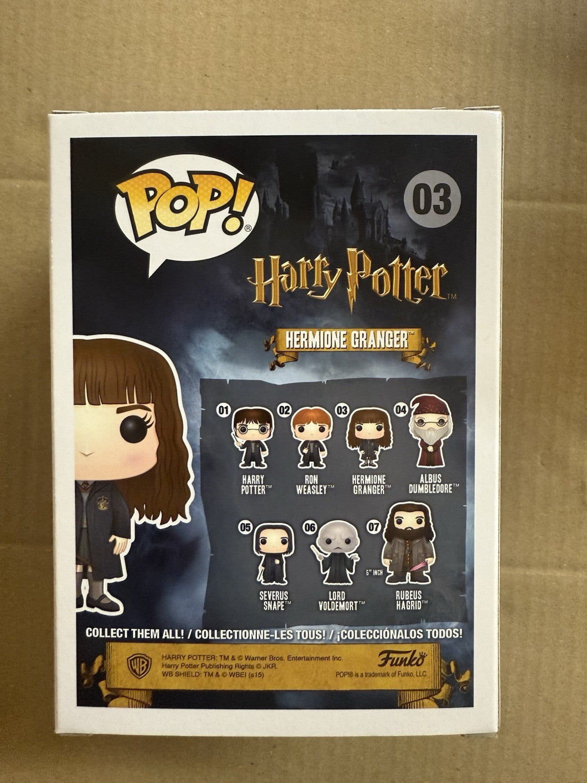 Funko Pop! Vinyl: Harry Potter - Hermione Granger #03 New.     A2