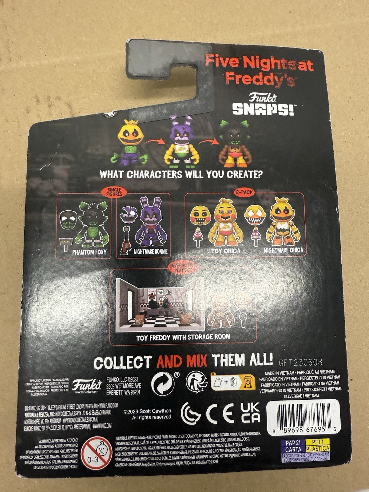 Funko Five Nights At Freddy's (FNAF) Snap: Phantom Foxy - Collectable Vinyl  A1