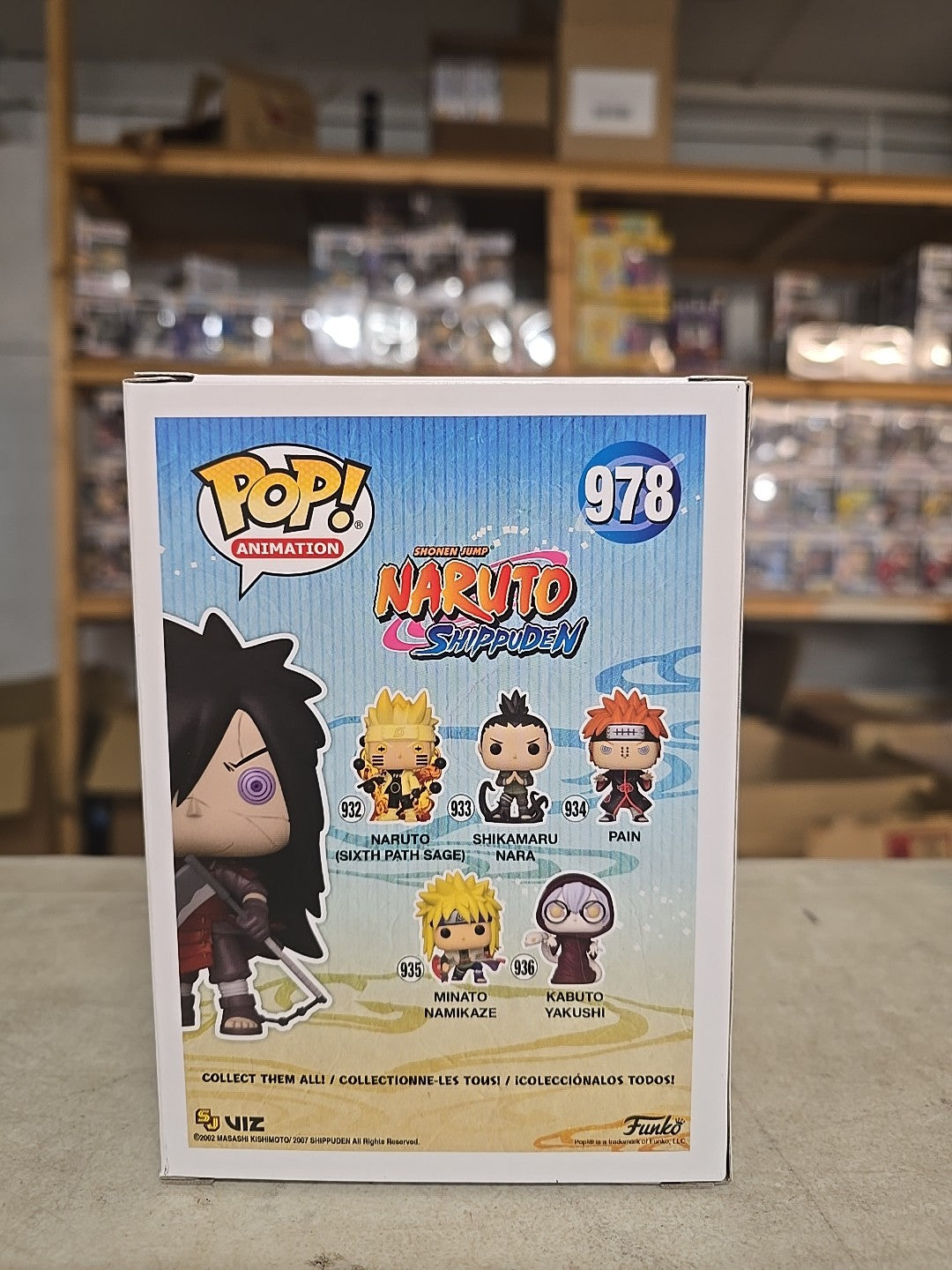 Funko Pop! Madara 978 Naruto Shippuden Special Edition Vinyl Figure Brand New