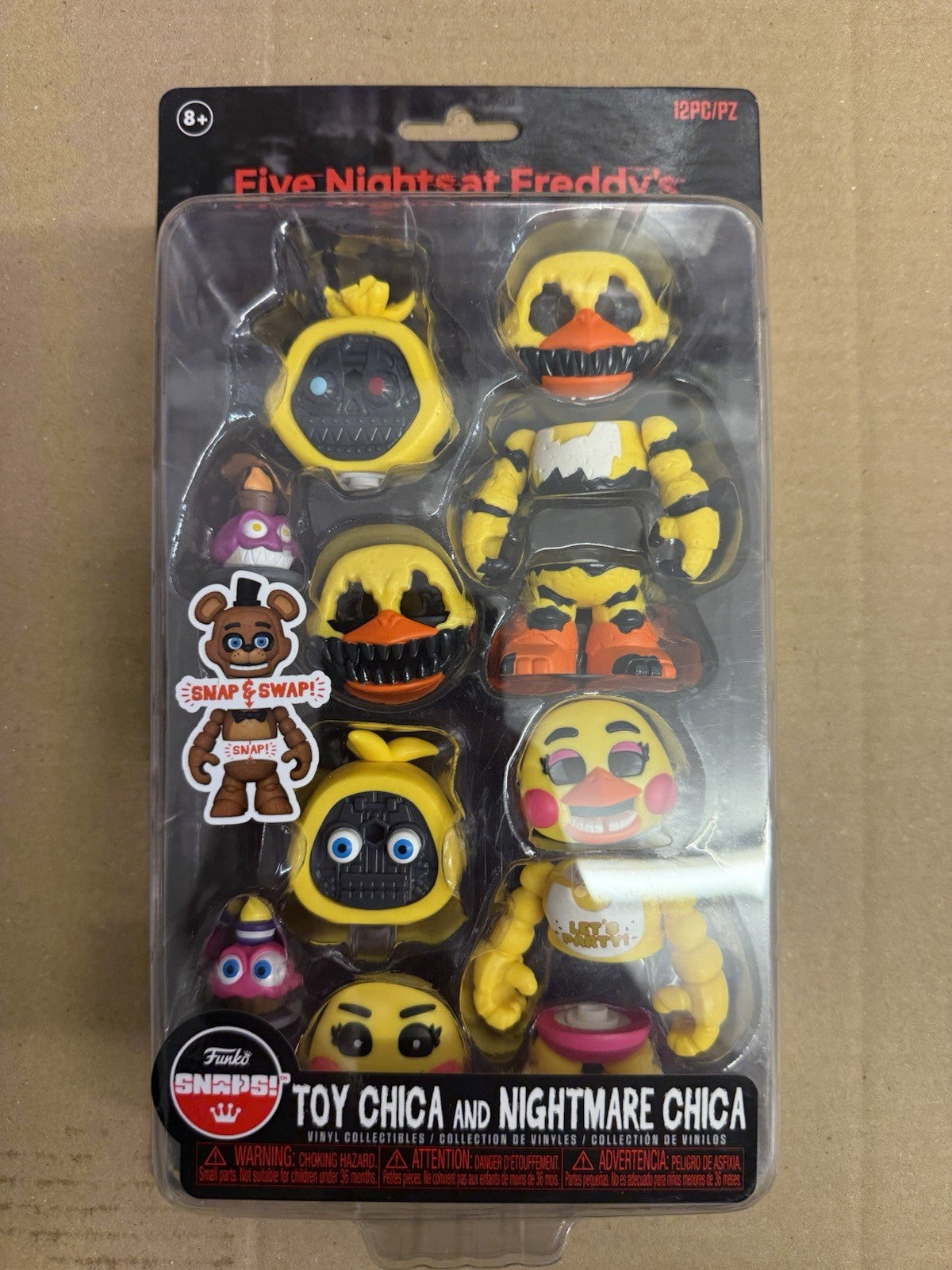 4 Packs Of Funko Five Nights At Freddy's FNAF Snaps 2 Pack Collectible Freddy