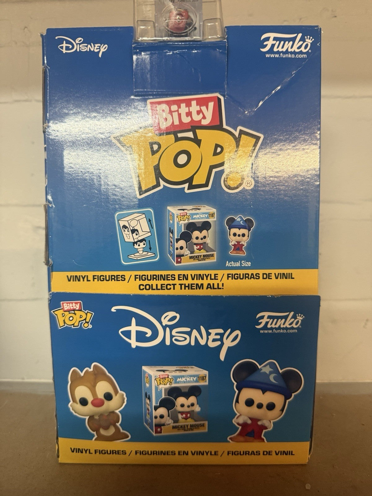 Disney Mystery Bitty POP! Vinyl Figures 2 cm Display 17 Packs