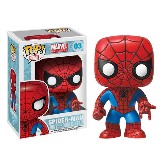 Funko Pop! Spider-Man #03 Vinyl Figure Marvel Collectible.  A2