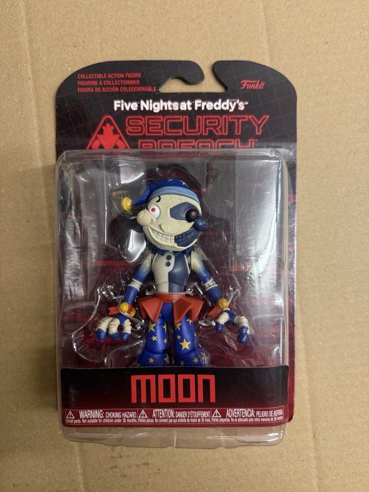 Five Nights at Freddys Security Breach Moon Action Figure Funko New.  A3