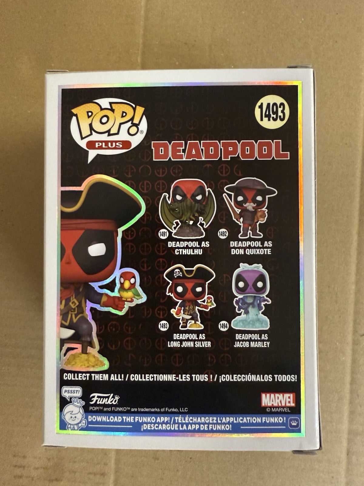 Funko Pop! Deadpool - Deadpool as Long John Silver #1943 Figure.   A3
