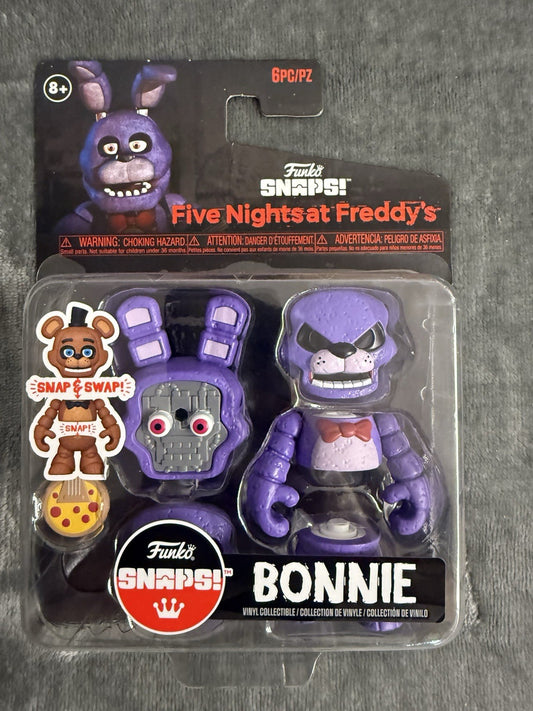Five Nights At Freddys Snaps Bonnie Collectable Figure FNAF Freddy Funko NEW  A3