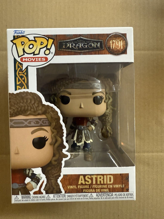 Funko Pop! ASTRID #1791 How to Train Your Dragon Figure NEW.    A2