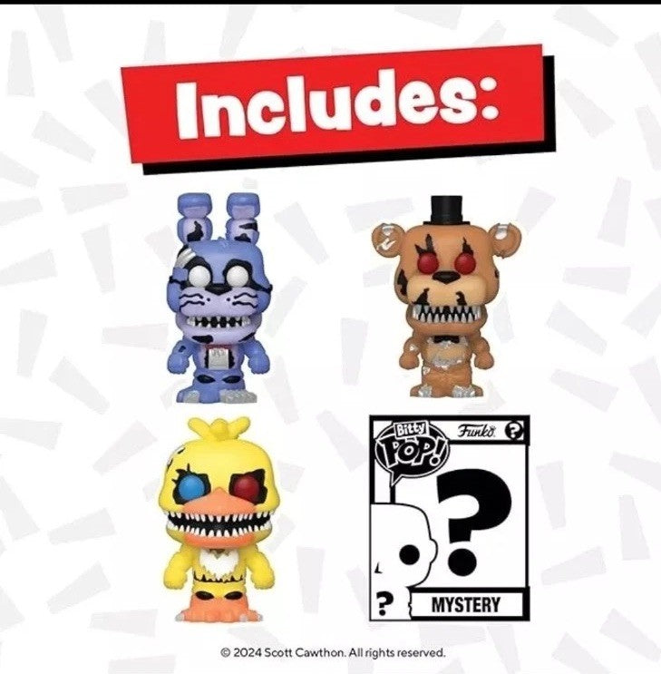Five Nights at Freddy's: Funko Bitty POP! 4-Pack Series 4.     A2