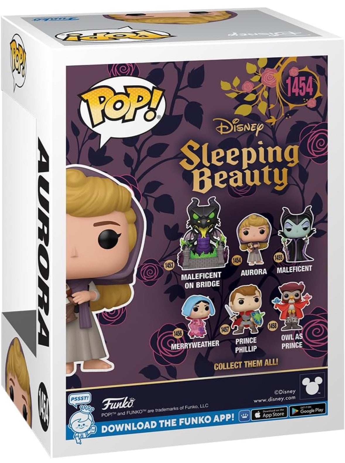 Funko POP! Disney: Sleeping Beauty 65th Anniversary - Aurora With Owl   A2