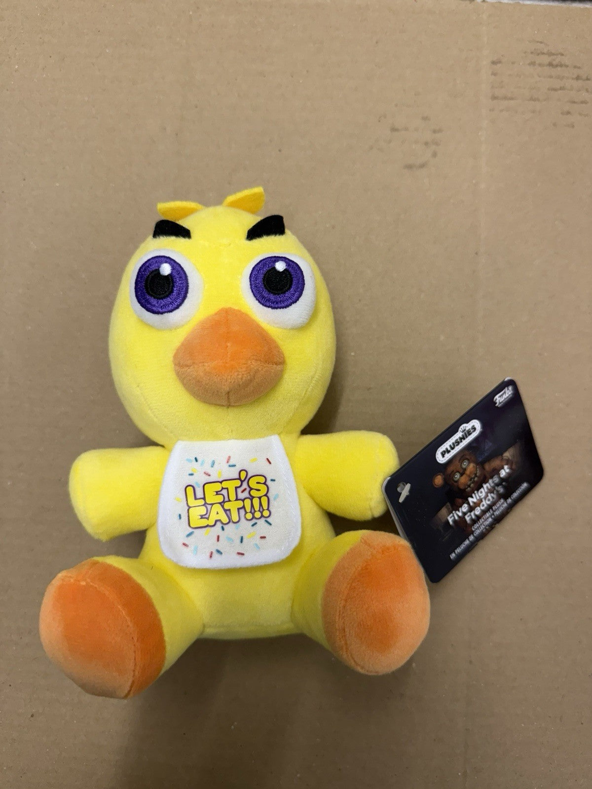 Five Nights At Freddys Chica Plush Lets Eat Series 1 FNAF Funko Genuine UK (A1)