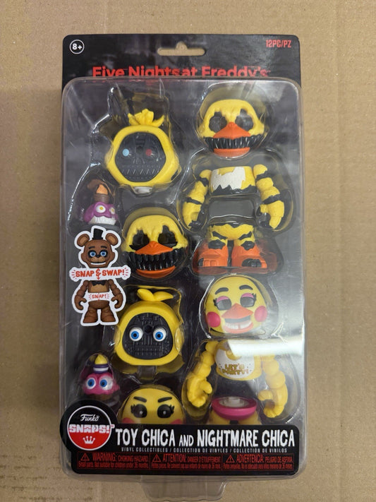 Funko SNAPS! Five Nights at Freddy's ‚Äì Toy Chica & Nightmare Chica 12pc Figure