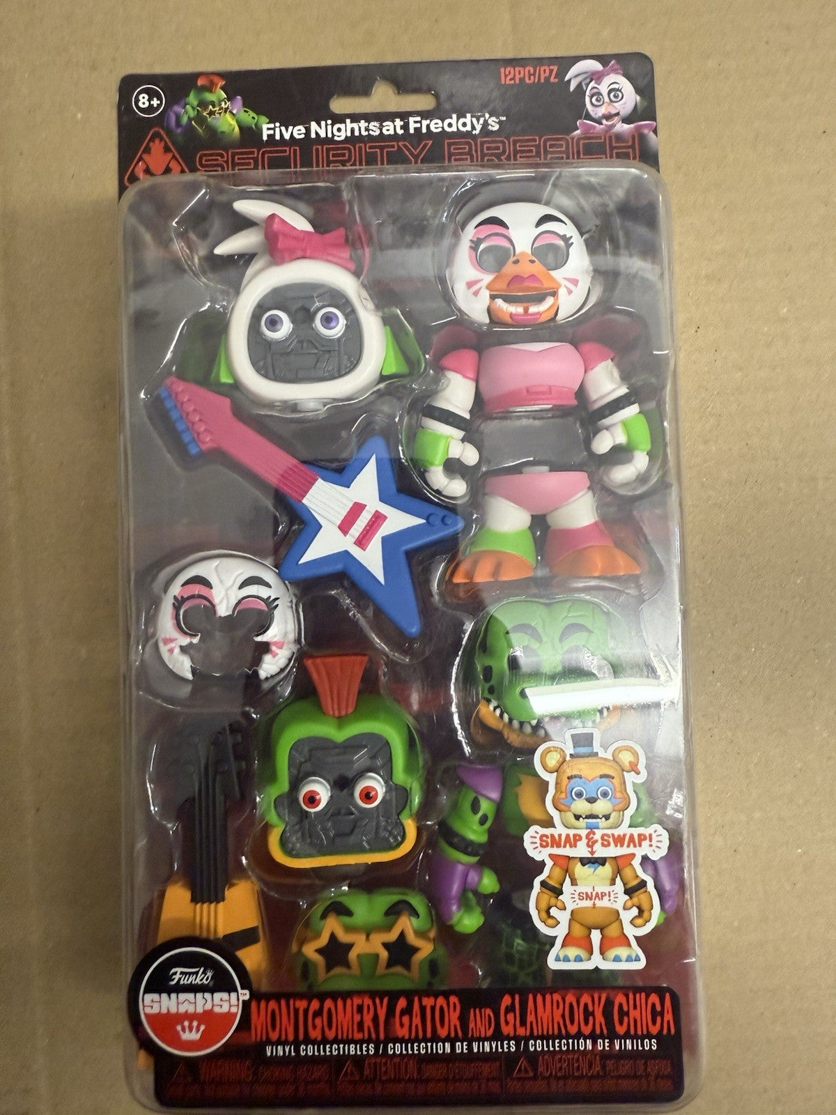 4 Packs Of Funko Five Nights At Freddy's FNAF Snaps 2 Pack Collectible Freddy