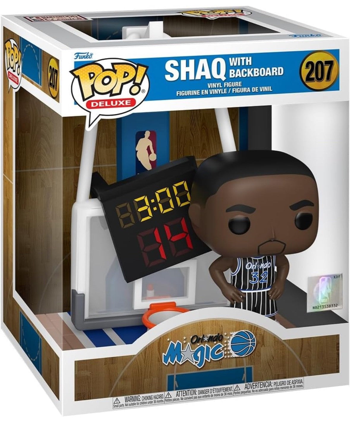 SHAQ (WITH BACKBOARD) | NBA | Funko Pop Deluxe | 6 Inch #207.     A2