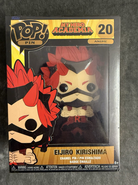 Funko Pop Enamel Pin Eijiro Kirishima 20 My Hero Academia Anime ~NEW.  A2