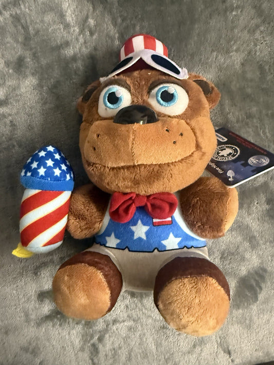 Five Nights at Freddys Freddy Firework Freddy Plush 4th July Funko UK  7‚Äù