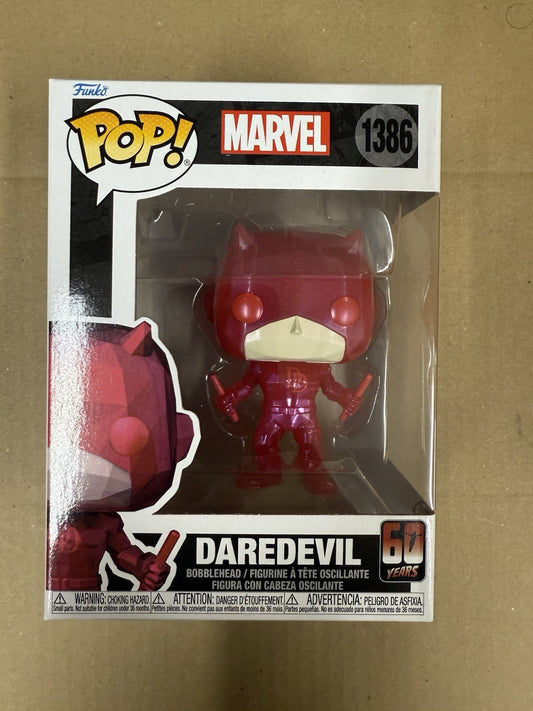 Funko Pop! Marvel: Dd 60th‚Äì Daredevil - (Facet) ‚Äã - Marvel Comics - #1386 NEW A4