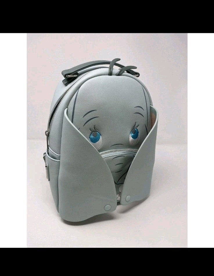 Loungefly Disney Dumbo Figural Ears Mini Backpack New